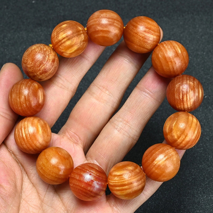 Amber Bracelet - Soothing the spirit, Embracing blessings, Supplementing Earth, Boosting fortune