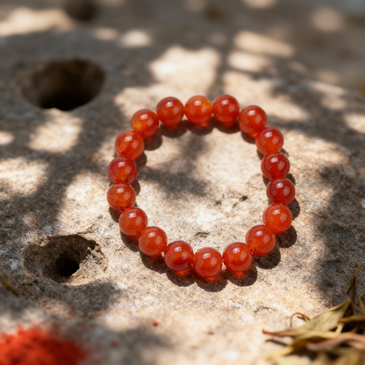 Agate & Bodhi Bracelet - Warm Zen, Feminine Balance & Gentle Guardian