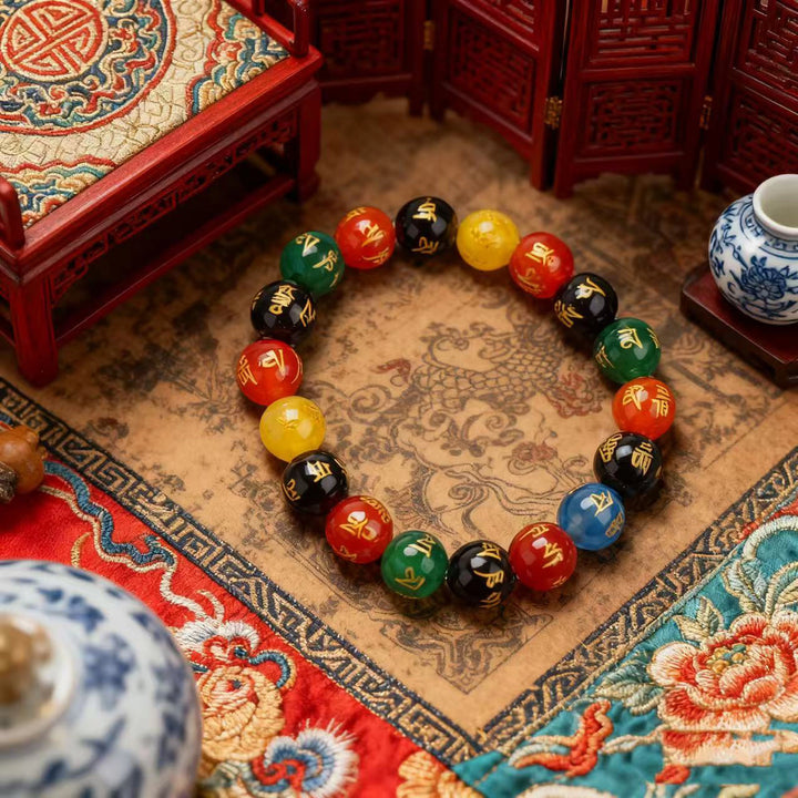 Agate Script Bracelet – Rhythm, Balance & Quiet Order