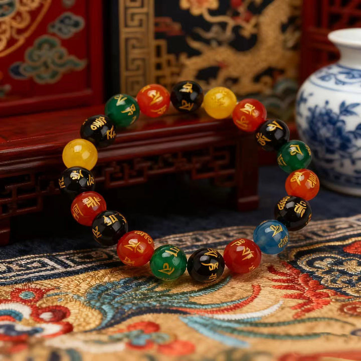 Agate Script Bracelet – Rhythm, Balance & Quiet Order