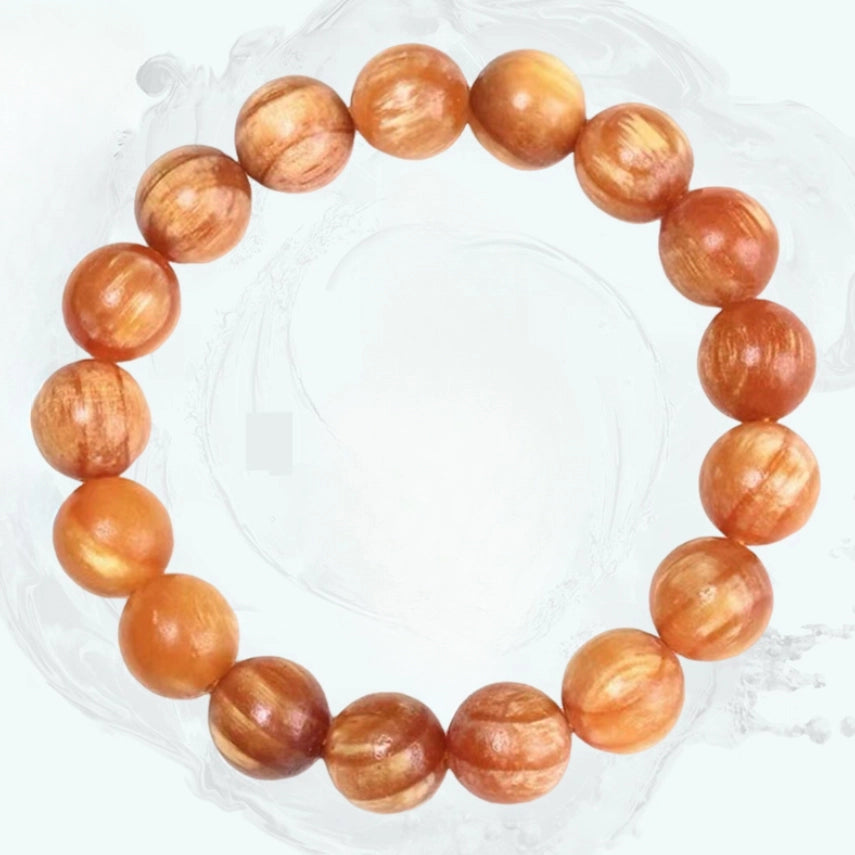 Amber Bracelet - Soothing the spirit, Embracing blessings, Supplementing Earth, Boosting fortune