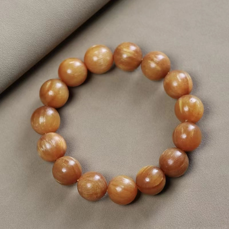 Amber Bracelet - Soothing the spirit, Embracing blessings, Supplementing Earth, Boosting fortune