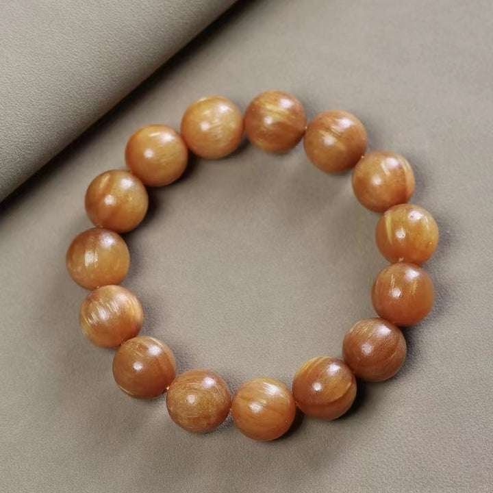 Amber Bracelet - Soothing the spirit, Embracing blessings, Supplementing Earth, Boosting fortune
