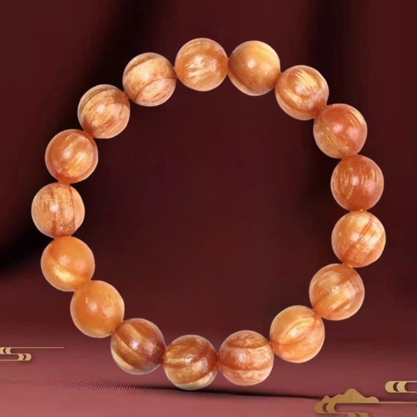 Amber Bracelet - Soothing the spirit, Embracing blessings, Supplementing Earth, Boosting fortune