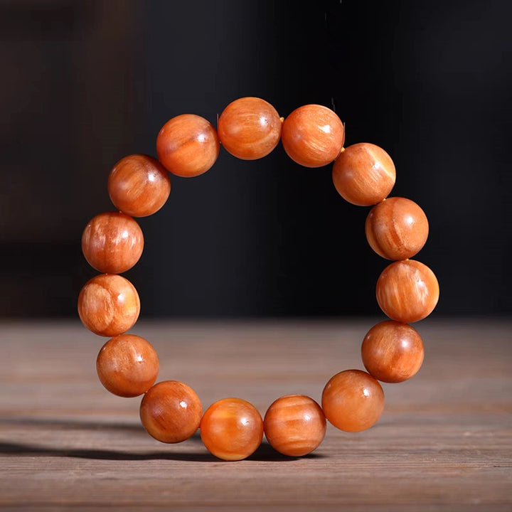 Amber Bracelet - Soothing the spirit, Embracing blessings, Supplementing Earth, Boosting fortune