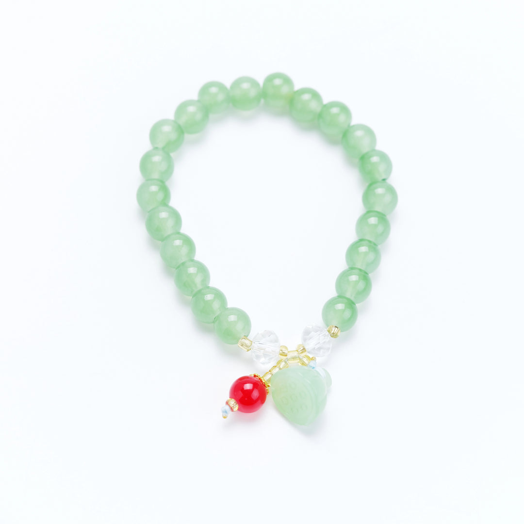 Aventurine Bracelet with Lotus Pod – Feminine Blessings & Abundance