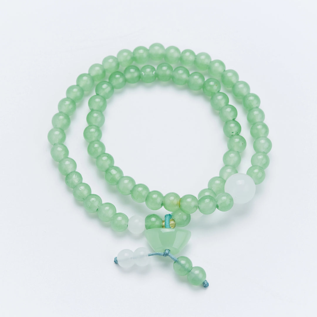 Aventurine & White Jade Ingot Bracelet - Wealth Attraction & Abundant Blessing