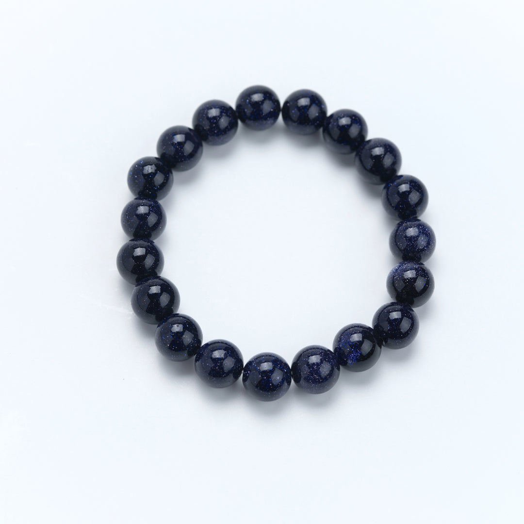 Star Blue Sandstone Bracelet – Yin & Yang Harmony, Cosmic Clarity