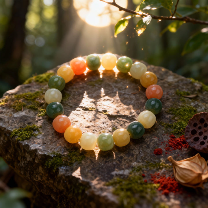 Natural Bodhi Root Bracelet - Pure Tranquility, Zen & Mind Calming