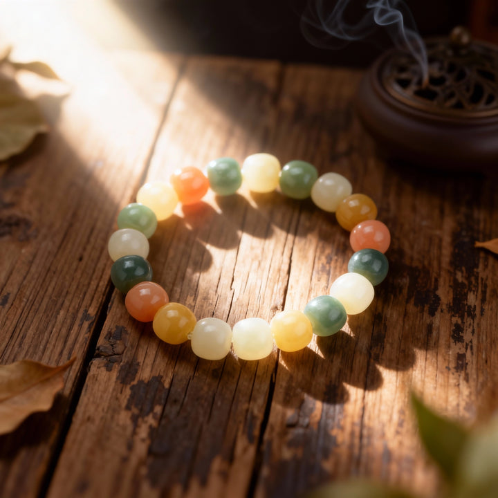 Natural Bodhi Root Bracelet - Pure Tranquility, Zen & Mind Calming