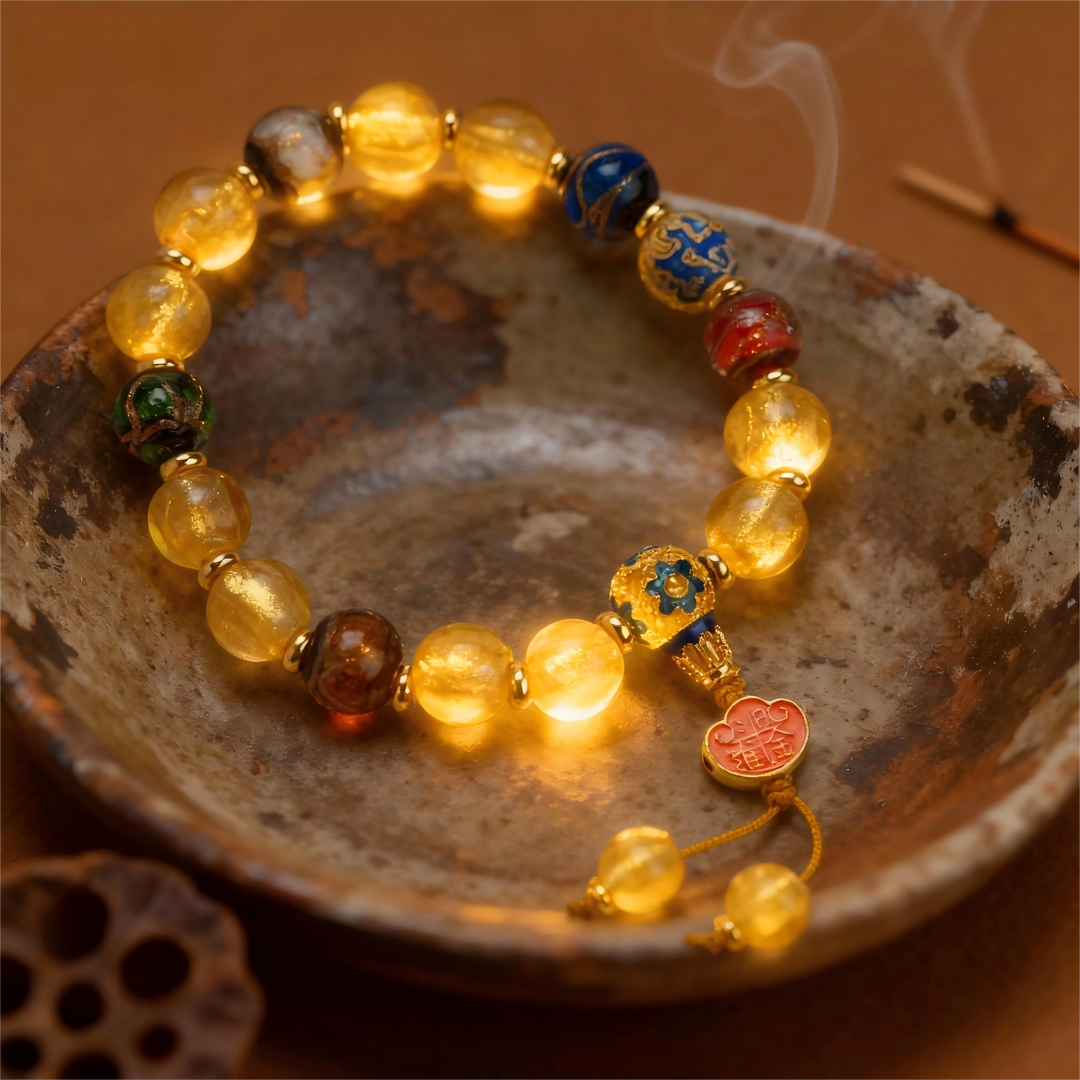 Glaze Gold Ingot Bracelet – Radiant Wealth & Long-lasting Blessings