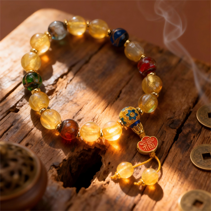 Glaze Gold Ingot Bracelet – Radiant Wealth & Long-lasting Blessings