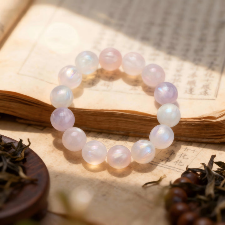 Pure Mica Bracelet — Natural Iridescence & Smooth Presence