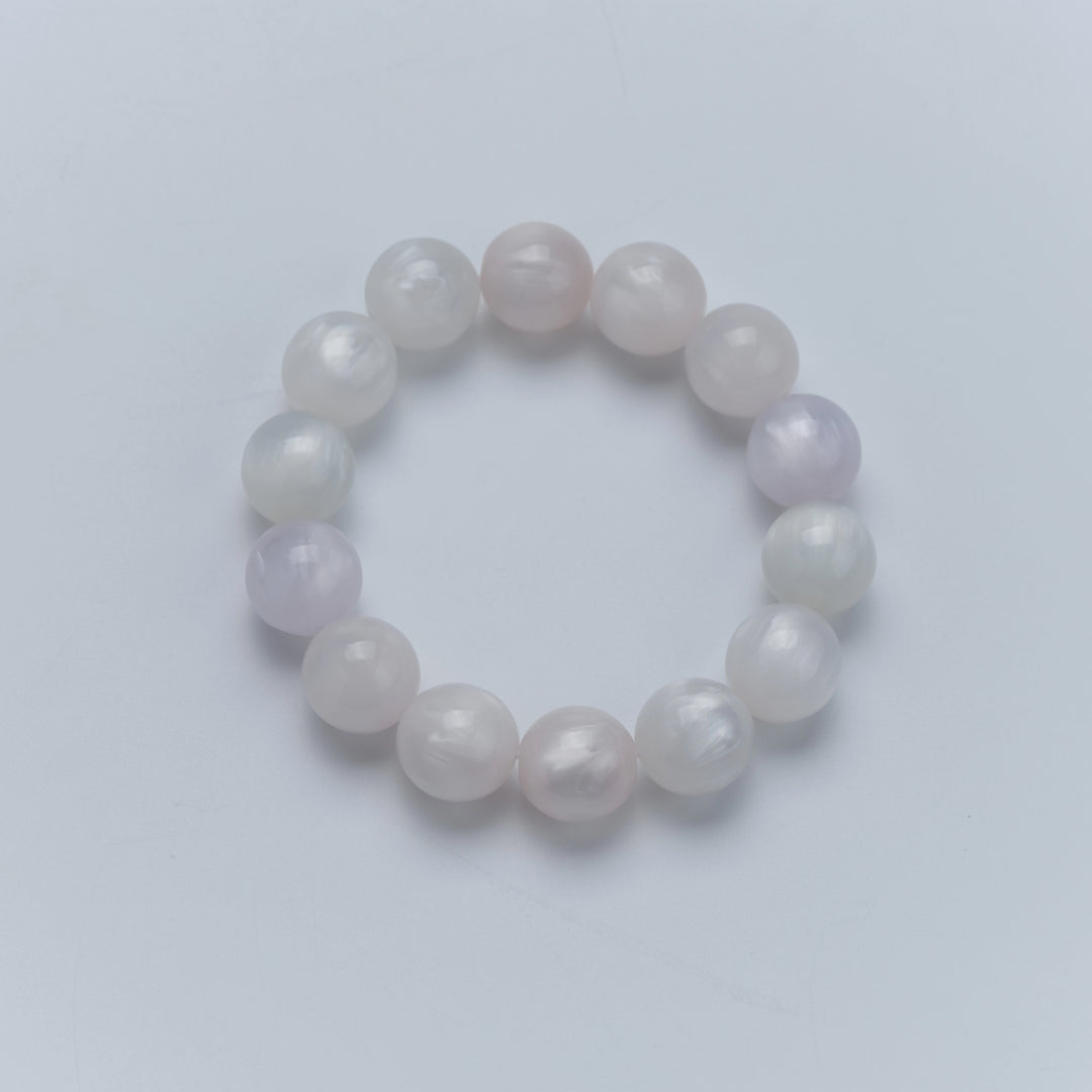 Pure Mica Bracelet — Natural Iridescence & Smooth Presence