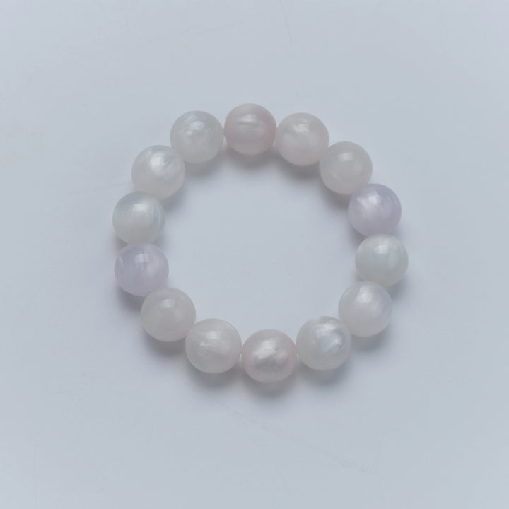 Pure Mica Bracelet — Natural Iridescence & Smooth Presence
