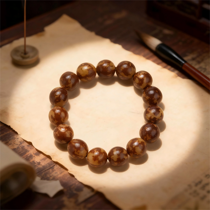 Flower Root Bodhi Bracelet - Inner Peace, Spiritual Fortune & Wisdom