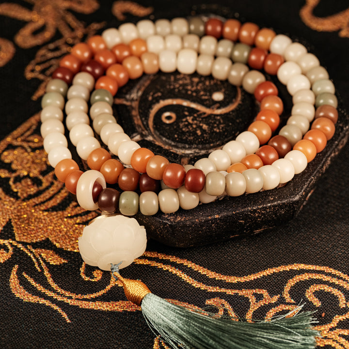108-Bead Bodhi Bracelet – Endless Flow, Meditation & Energetic Balance