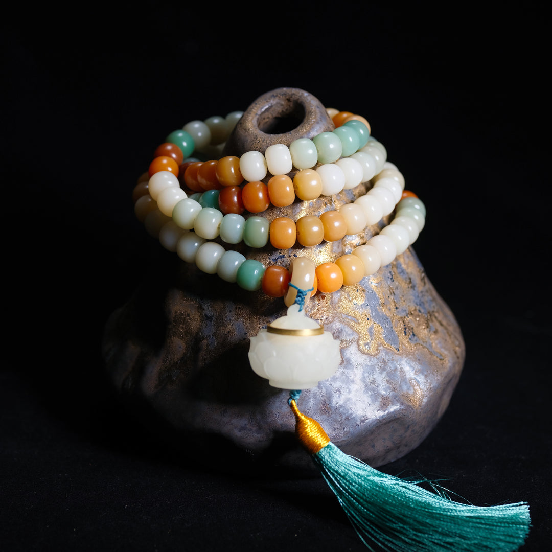 108-Bead Bodhi Bracelet – Endless Flow, Meditation & Energetic Balance