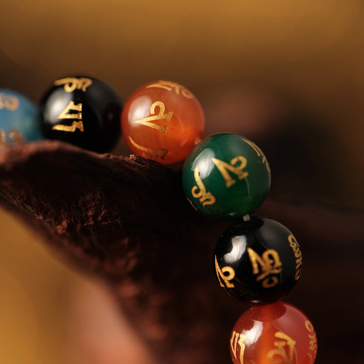 Agate Script Bracelet – Rhythm, Balance & Quiet Order