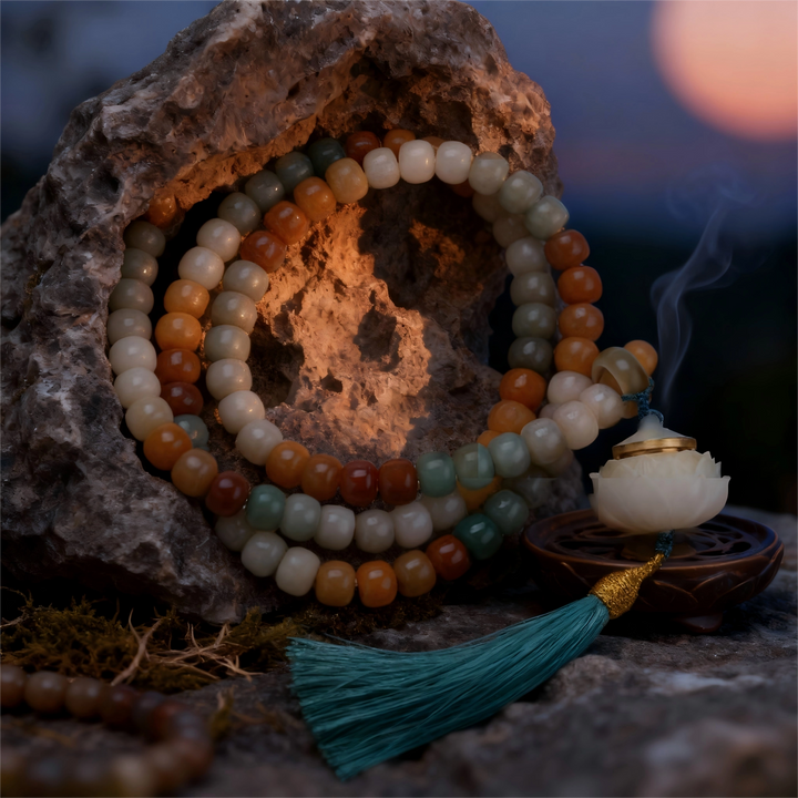 108-Bead Bodhi Bracelet – Endless Flow, Meditation & Energetic Balance