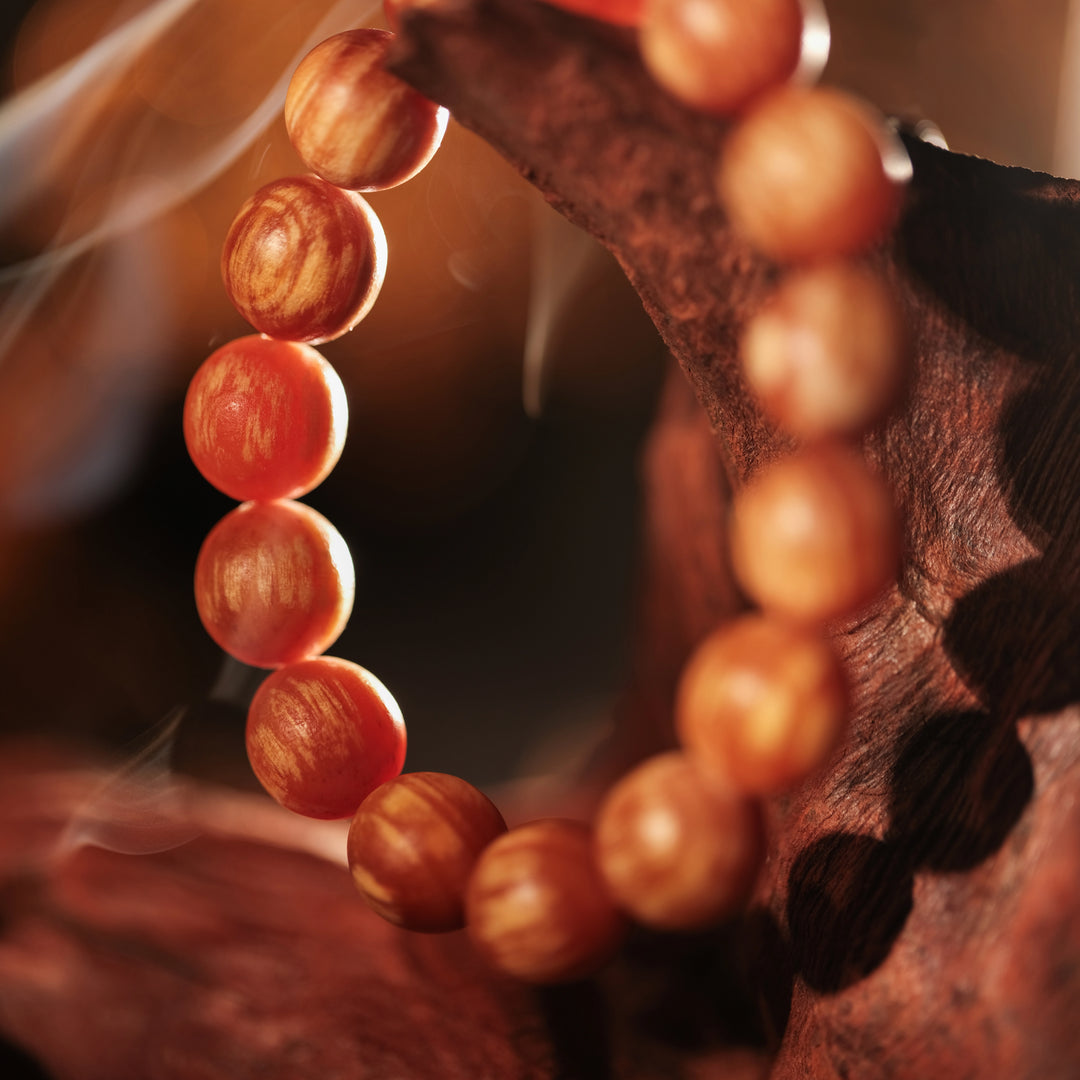 Dragon Blood Wood Bracelet – Healing & Protection
