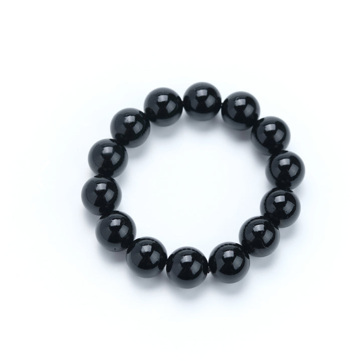Obsidian & Bodhi Bracelet - Balance, Deep Nourishment & Midnight Forest Zen