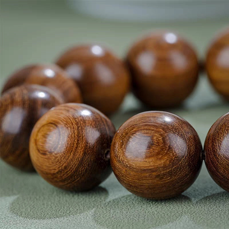 Rosewood Gourd Bracelet - Calming the mind, Embracing blessings, Supplementing Wood, Boosting fortune, Cultivating wisdom