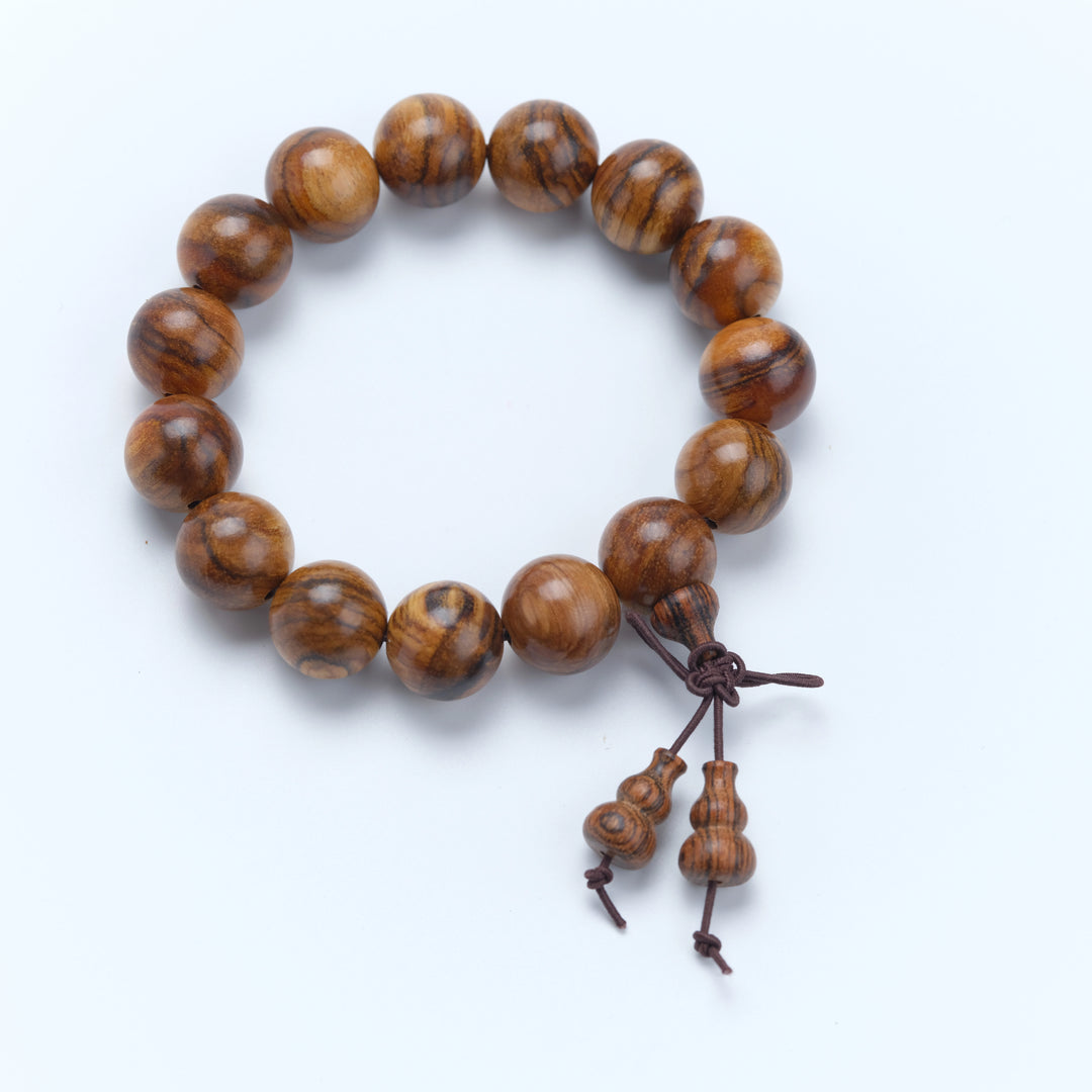 Rosewood Gourd Bracelet - Calming the mind, Embracing blessings, Supplementing Wood, Boosting fortune, Cultivating wisdom