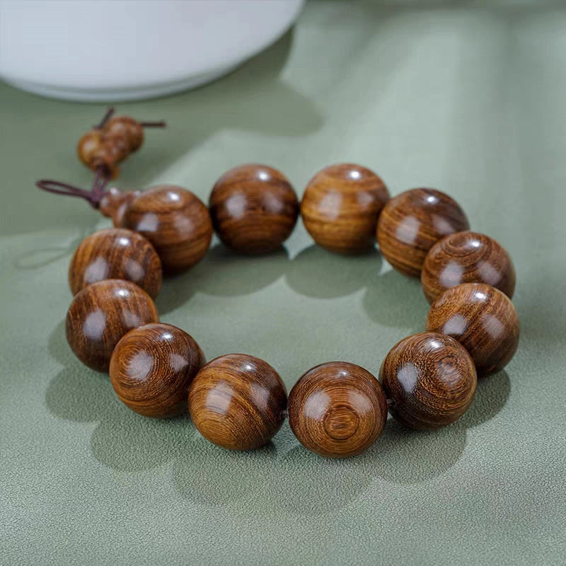 Rosewood Gourd Bracelet - Calming the mind, Embracing blessings, Supplementing Wood, Boosting fortune, Cultivating wisdom