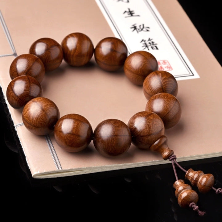 Rosewood Gourd Bracelet - Calming the mind, Embracing blessings, Supplementing Wood, Boosting fortune, Cultivating wisdom