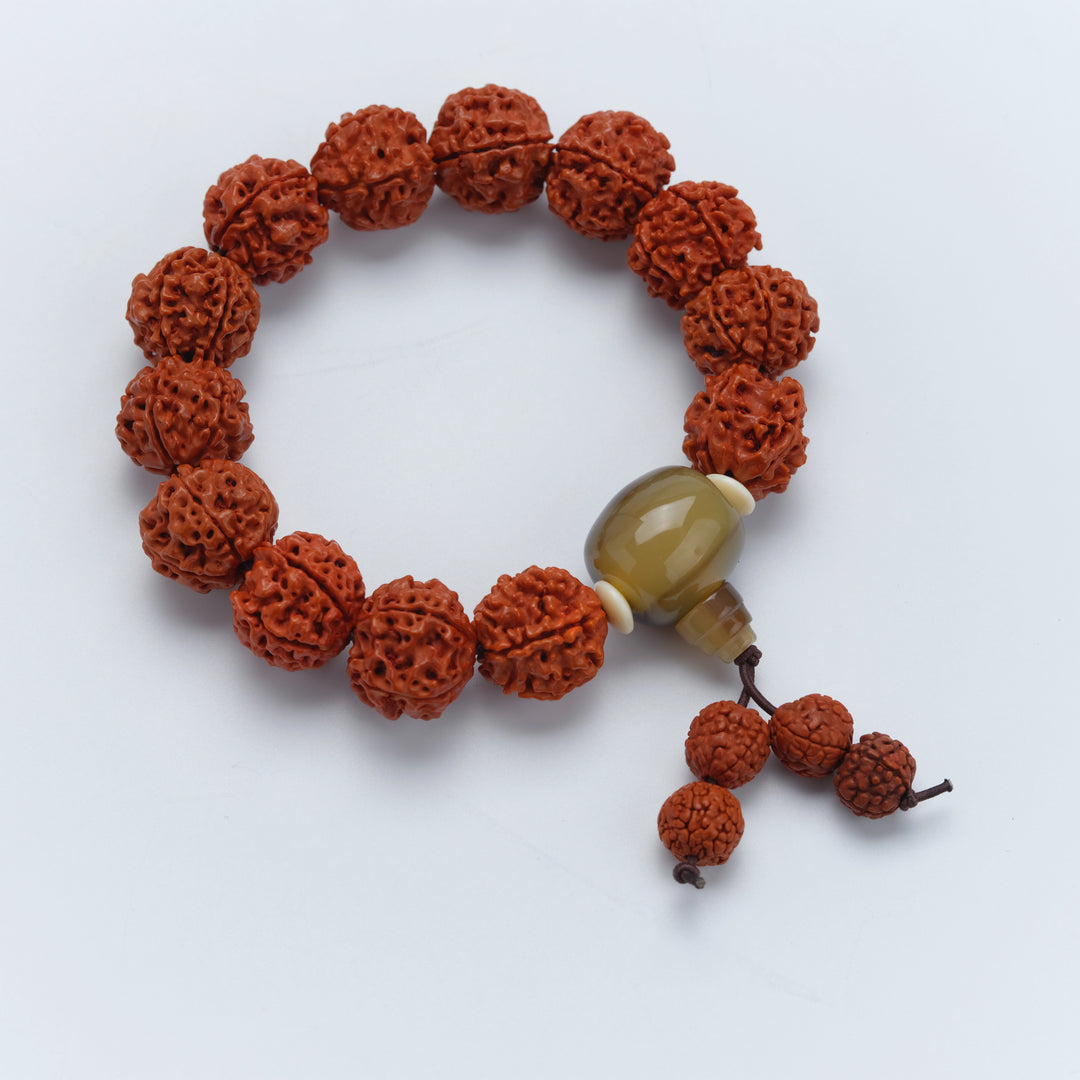 Rudraksha Walnut Texture Bracelet - Spiritual Wisdom & Profound Blessings