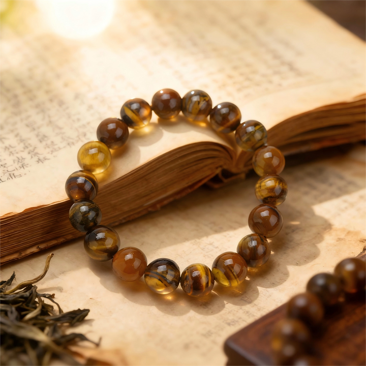 Tiger's Eye Stone Bracelet - Courage, Focus & Steadfast Protection