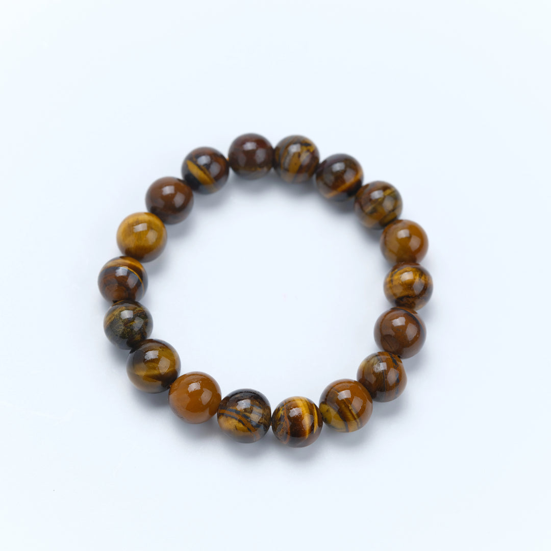 Tiger's Eye Stone Bracelet - Courage, Focus & Steadfast Protection
