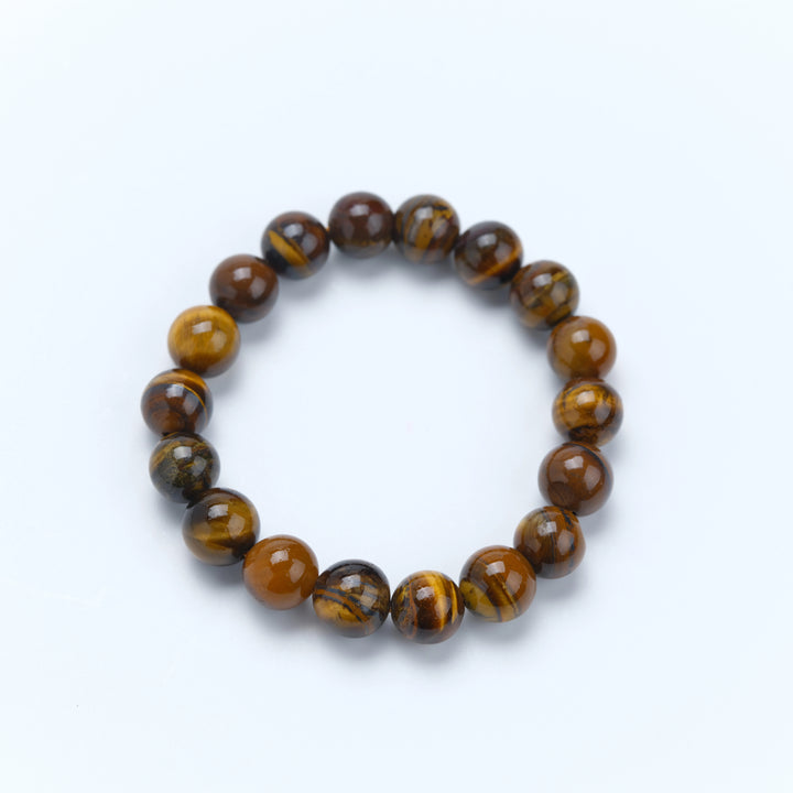 Tiger's Eye Stone Bracelet - Courage, Focus & Steadfast Protection