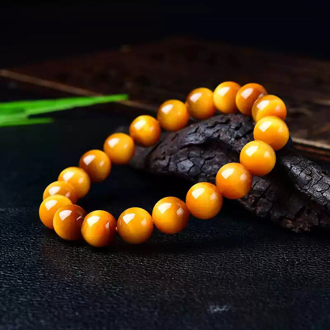 Yellow Tiger's Eye Bracelet - Golden Courage, Confidence & Abundant Wealth