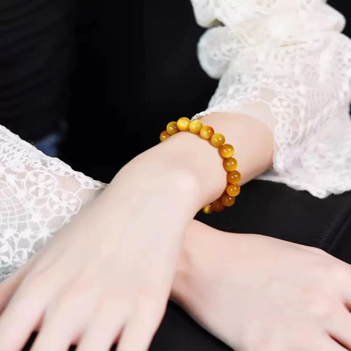 Yellow Tiger's Eye Bracelet - Golden Courage, Confidence & Abundant Wealth